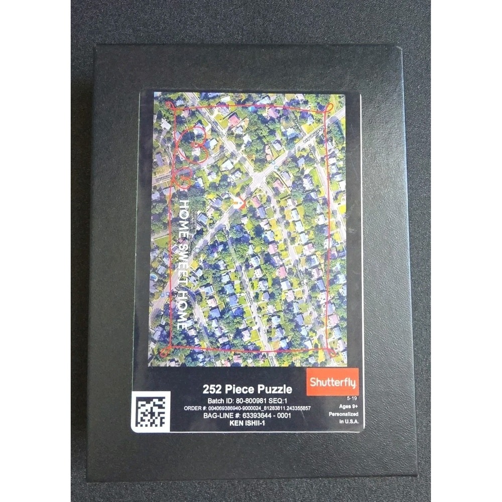 SHUTTERFLY PUZZLE- HOME SWEET HOME- 252 PIECES- MADE IN USA- SEALED
